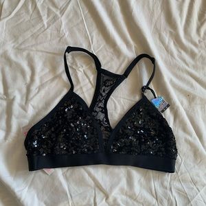 PINK Sequined Racerback Bralette